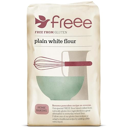 freee Plain White Flour Bag 2.2 lb (1 kg) | Gluten Free All-Purpose Flour Blend for Baking Bread, Cakes, Pastries & Cookies | Vegan, Kosher, Halal
