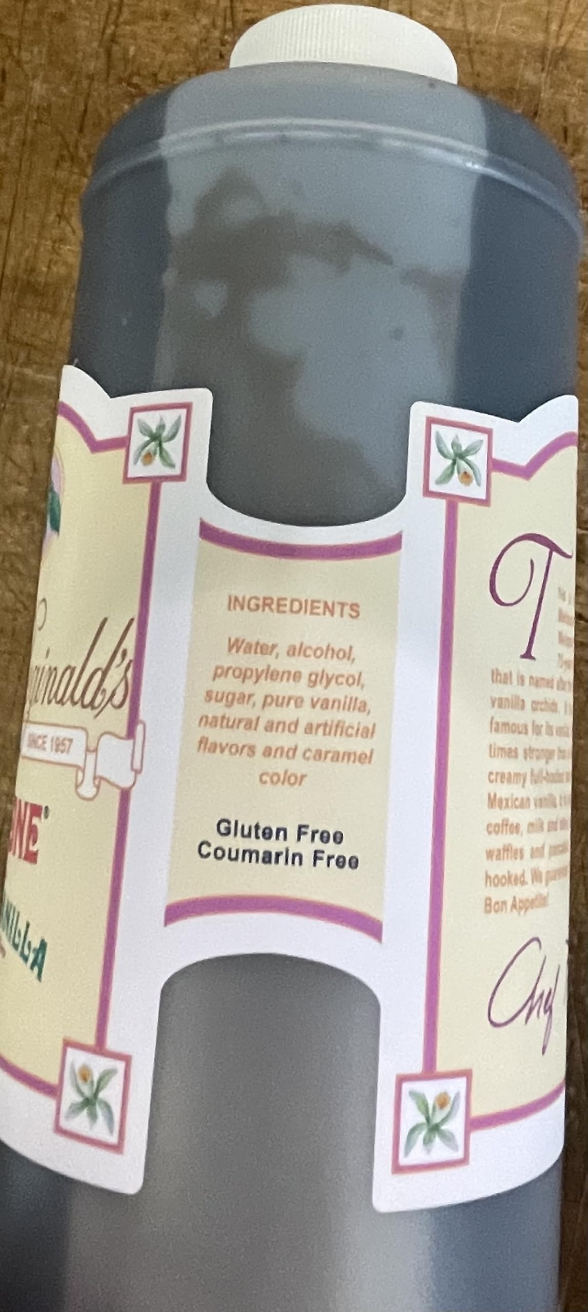 Ronald Reginald's Melipone® Mexican Vanilla Quart