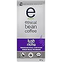 Lush Ethical Bean Coffee: Medium Dark Roast Whole Bean Coffee - USDA Certified Organic Coffee, Fair Trade Certified - 2 lb Bag (908 g)