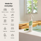 Grow Fragrance Certified Non Toxic, 100% Plant Based Fabric and Room Air Freshener Spray. Made with All Natural Essential Oils (Cucumber Aloe 2 Pack)