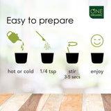 ONE ORGANIC Instant Oolong Tea Powder 4.4 oz. 125 Servings USDA Organic 100% Pure Tea - Instant Hot or Iced Unsweetened
