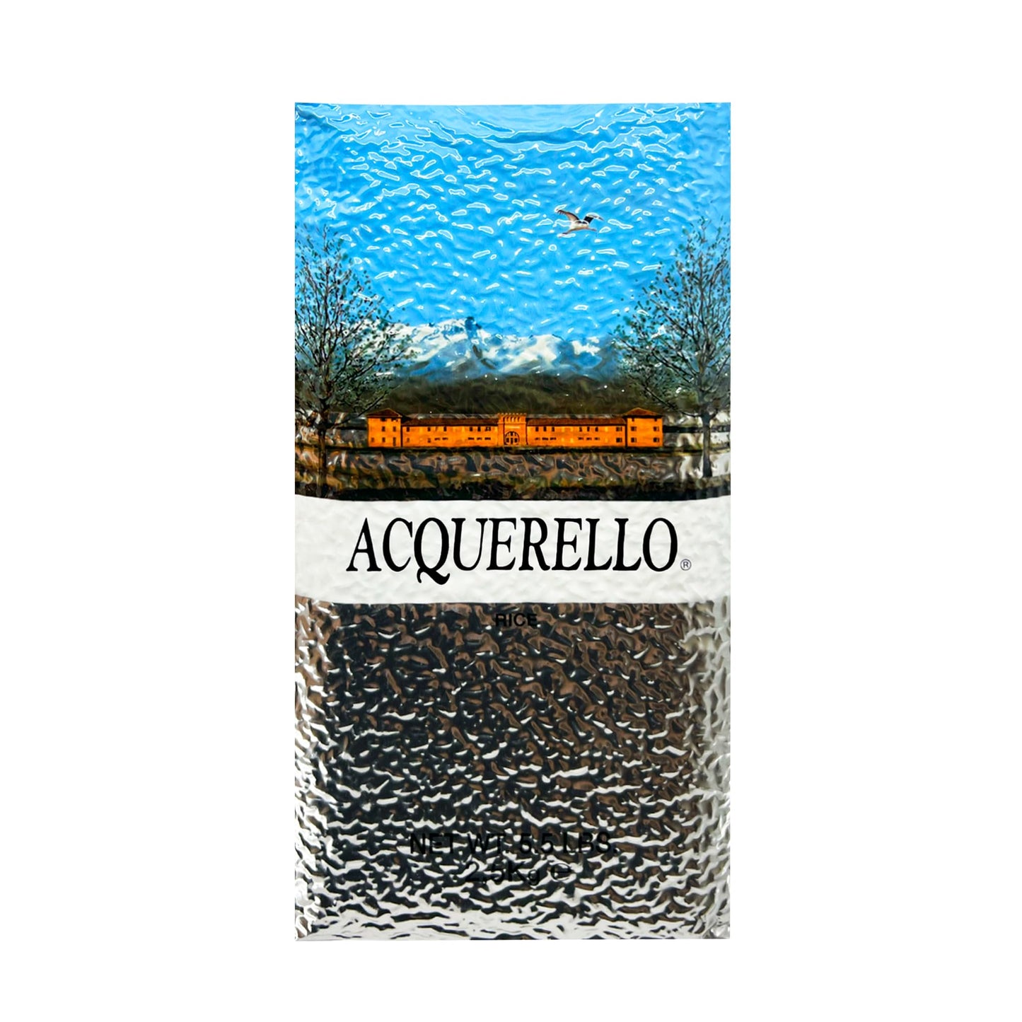 Acquerello Aged Carnaroli Risotto Rice, 5.5 Lbs (2.5kg) Bag | From Vercelli Province in Italy | Pack of 4