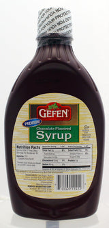 Gefen Gluten Free Chocolate Syrup, 22 Ounce, No High Fructose Corn Syrup, Dairy Free, Kosher (Including Passover)