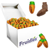 5 Pounds Easter Carrots Milk Chocolate - Multicolor Foil Wrapped Chocolates in Easter Egg Gift Box, Kosher Certified Dairy, Easter Basket Stuffers