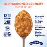Peanut Butter & Co. Old Fashioned Crunchy Peanut Butter, 8g Protein, Non-GMO Project Verified, No Sugar Added, Gluten Free, Vegan, 16 Ounce (Pack