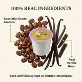 Via Bom Dia Naturally Flavored Kcup Coffee Pods, Vanilla Bean Flavor, Medium Roast, 12 Count (Pack of 1), for Single-Serve Keurig Machines