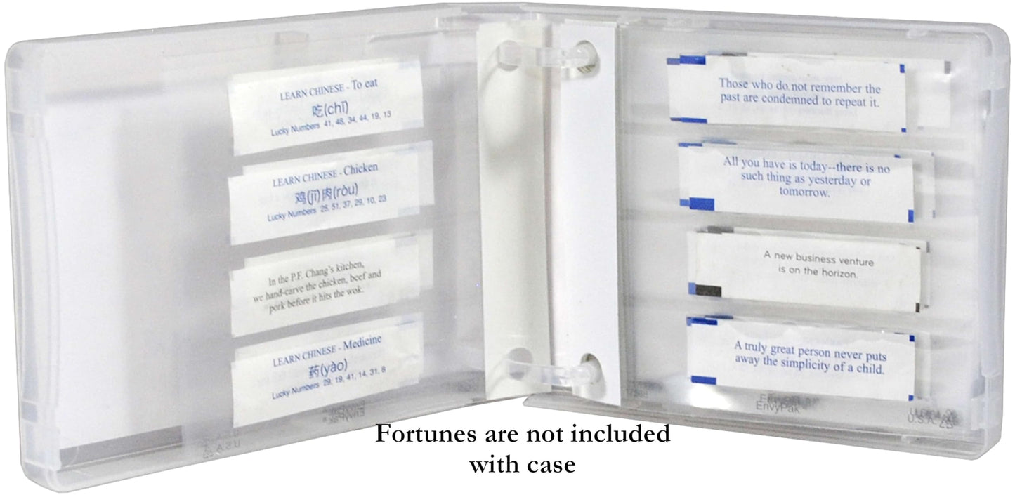 Fortune Cookie Fortune Collection Case, 10 Pages, Holds 40 Fortunes (Cookie)