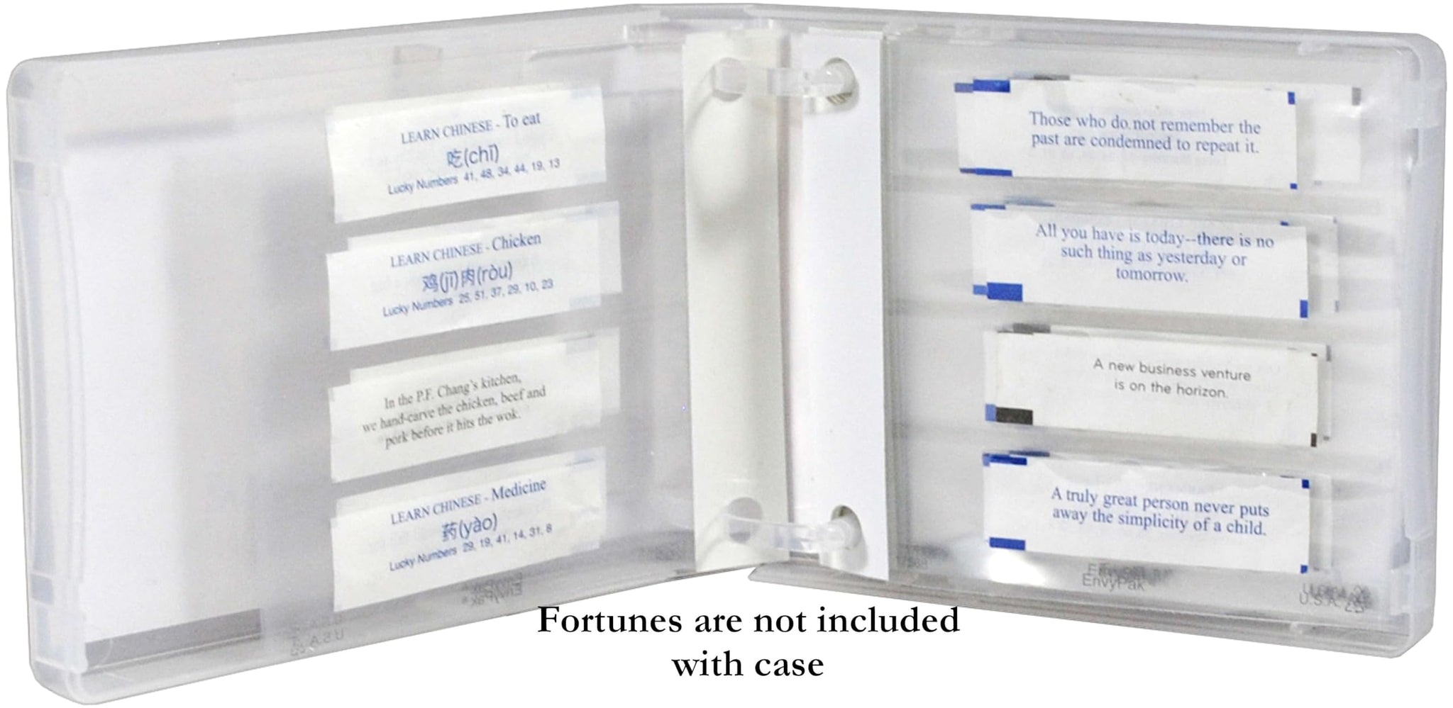 Fortune Cookie Fortune Collection Case, 10 Pages, Holds 40 Fortunes (Cookie)