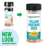 Amazon Grocery, Yellow Mustard Seed, 3.75 Oz