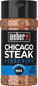 Weber Chicago Steak Seasoning, 2.5 Ounce Shaker