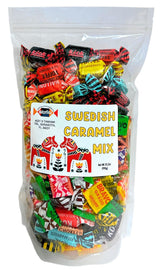 Swedish Caramel Candy, Individualy wrapped 2 Pound Bag (sku mxcaramel-bg4)