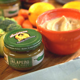 Louisiana Pepper Exchange Green Jalapeno Pepper Puree Sauce Salsa, Hot Spicy Flavor Seasoning, Plant-Based, Gluten-Free, Replaces Diced Jalapenos, 4