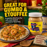 Kary's No Fat Dry Roux 8 oz, No Sodium Cajun Gumbo Base, Pack of 1
