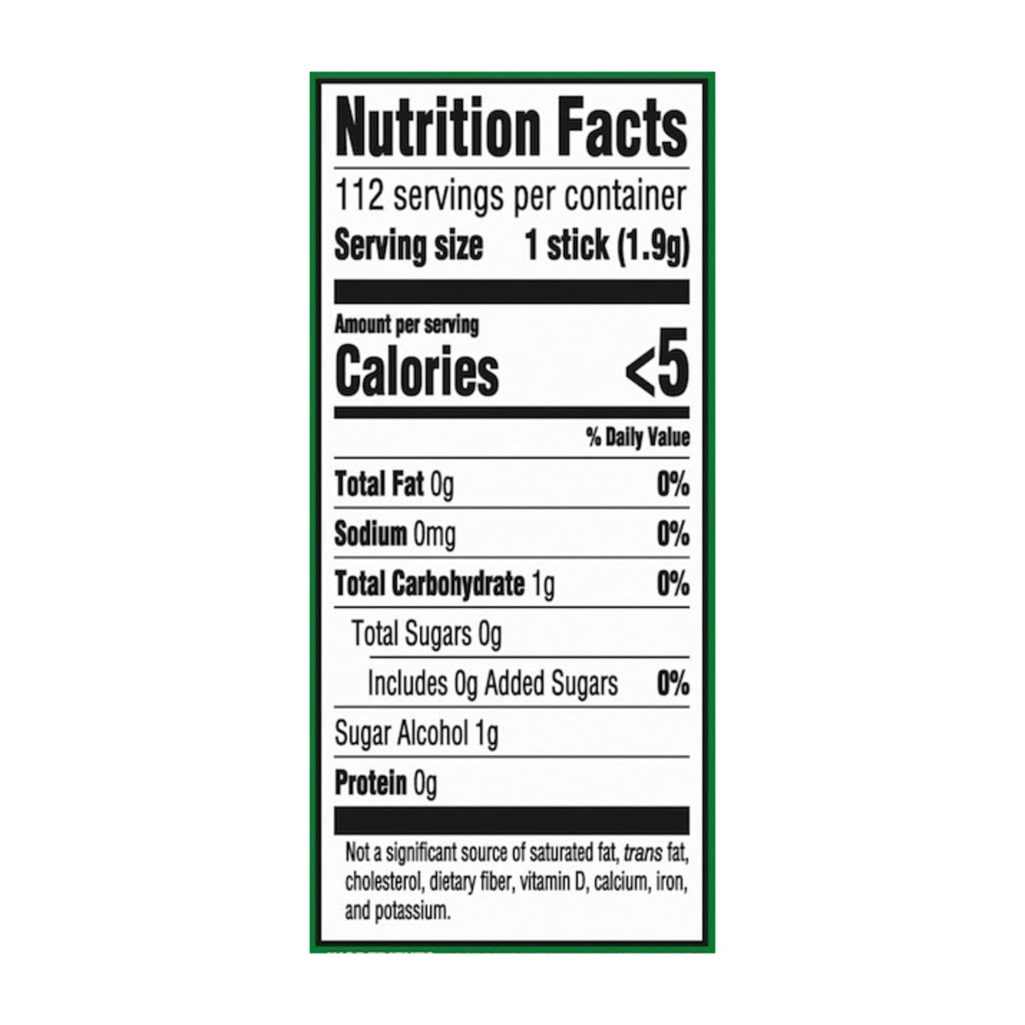 Trident Spearmint Sugar Free Gum, Value Pack, 8 Packs of 14 Pieces (112 Total Pieces)