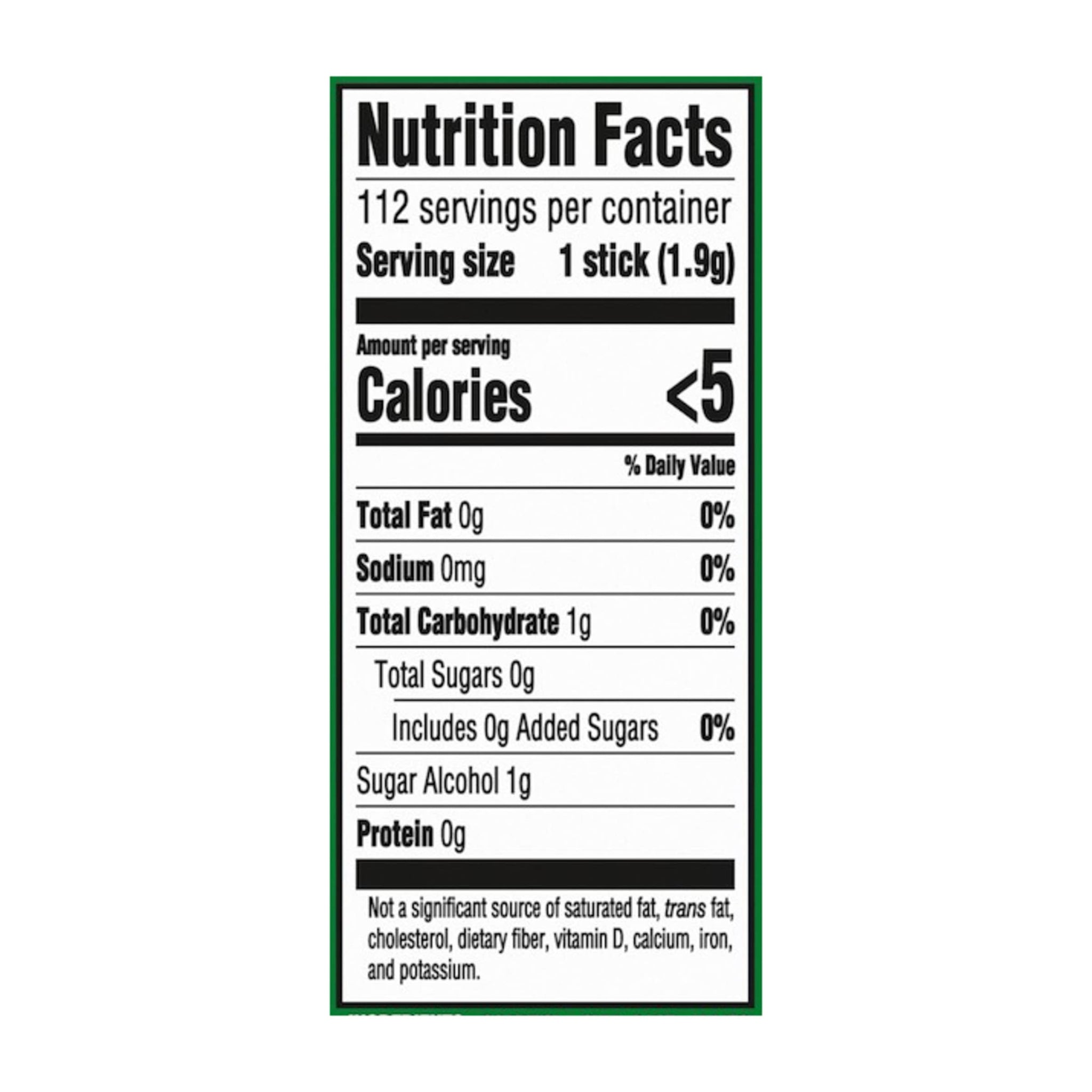Trident Spearmint Sugar Free Gum, Value Pack, 8 Packs of 14 Pieces (112 Total Pieces)