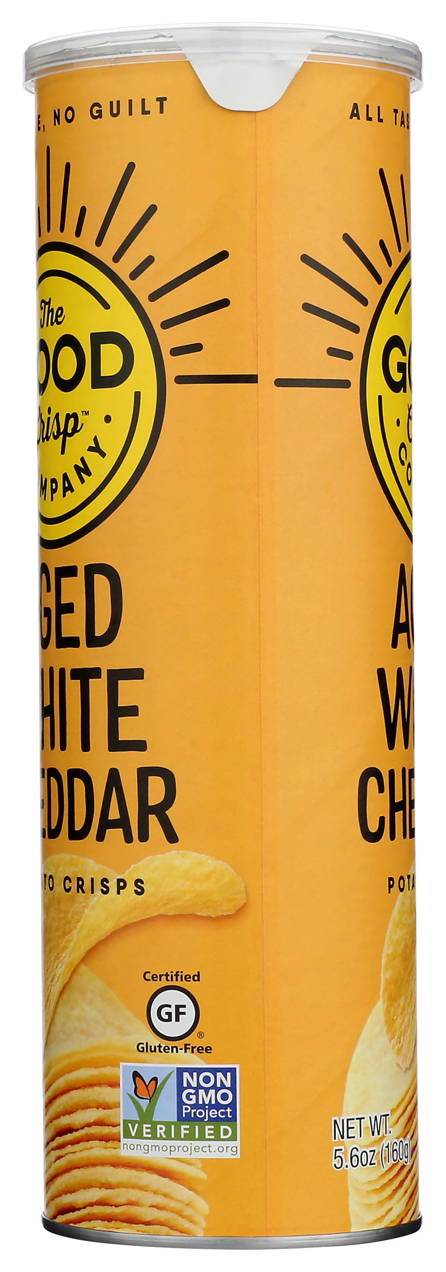 The Good Crisp Company, Potato Crisps Aged White Cheddar, 5.6 Ounce