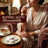 Cremelle Butter Pecan Meltaway Cookies, Pack of 18 Butter Pecan Cookies, Thoughtful Food Gifts for Adults, Ultimate Cookie Gifts for Mothers Day
