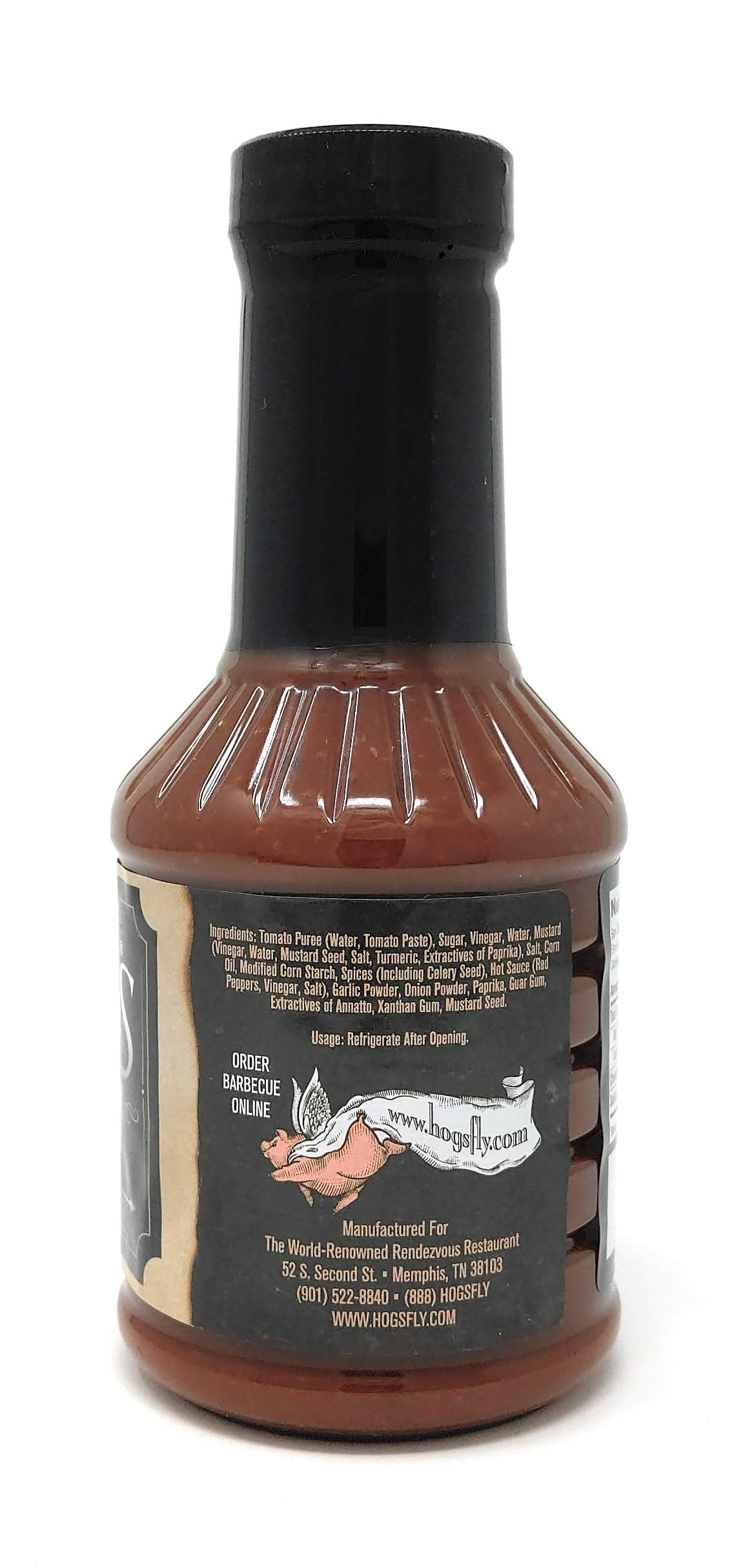 Charlie Vergos Rendezvous (Memphis) Famous Barbecue Sauce 1LB 2oz (3 Pack)