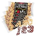 Pastabilities Fun Shaped Pasta for Kids - ABC 123 Pasta - Letters and Numbers Fun Theme, Non-GMO Natural Wheat Pasta, All-Natural, Kosher Certified