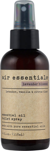 Air Essentials 4 oz Essential Oil Toilet Spray - Eliminate Bathroom & Toilet Odors with Pure Essential Oils - Air Freshener Made with Clean