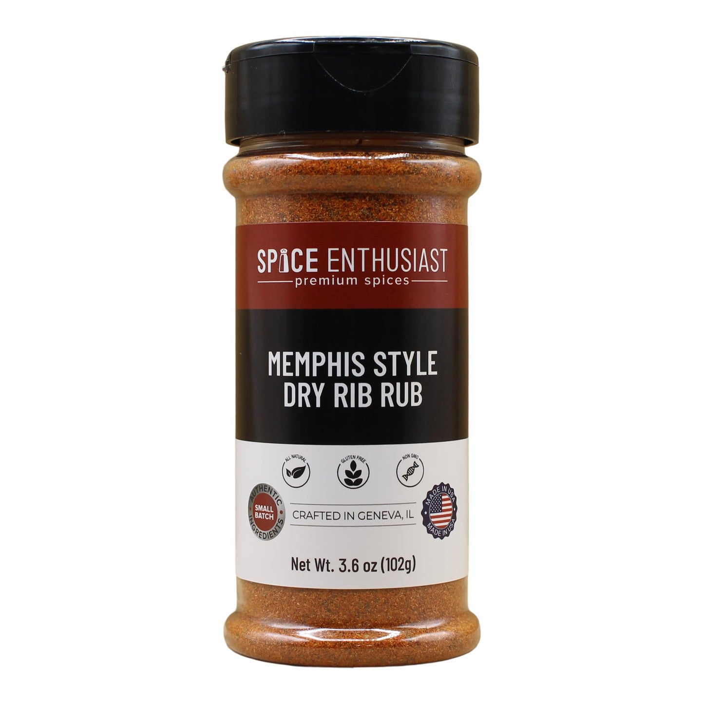 Spice Enthusiast Memphis Style Dry Rib Rub - 3.6 oz