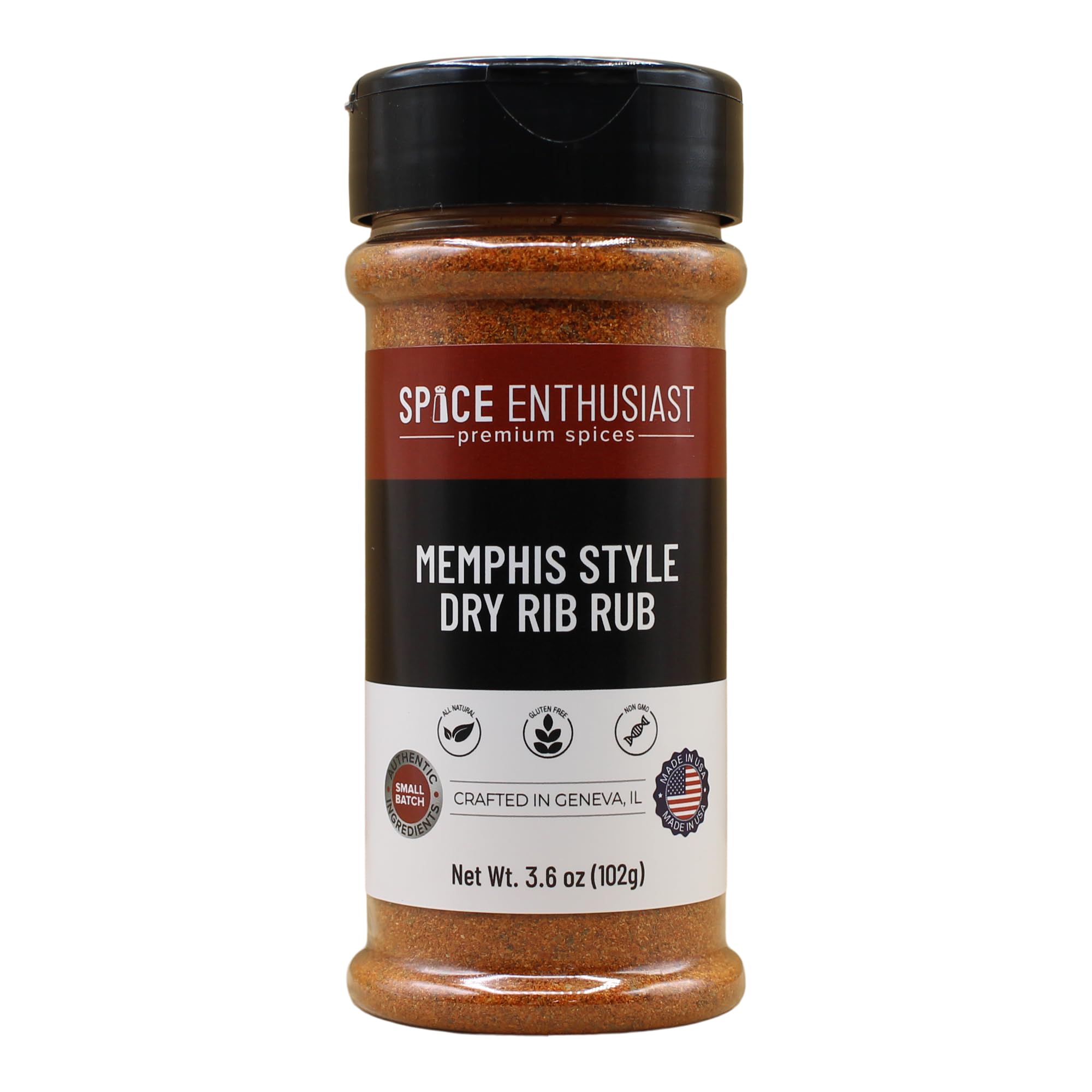 Spice Enthusiast Memphis Style Dry Rib Rub - 3.6 oz