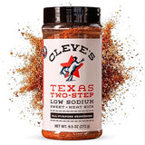 Cleve's Gourmet All Purpose Texas Two Step Seasoning, Sweet Heat Seasoning for Grilling & Cooking, Seasoning with Bright Herbs & Warm Spices, 9.5 oz