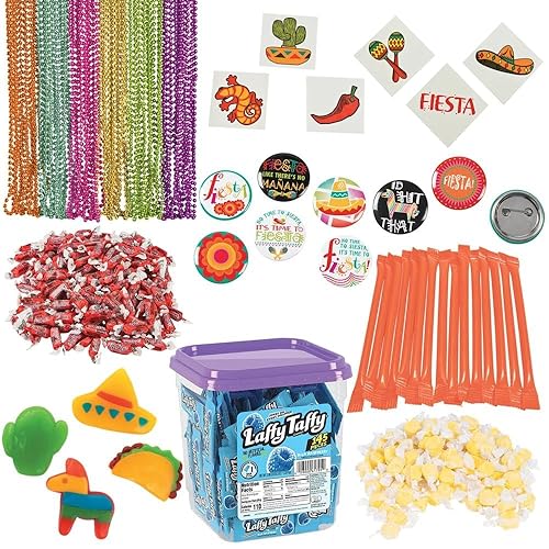 Fun Express Fiesta Candy & Favors Throw Kit - 1120 Pieces