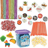 Fun Express Fiesta Candy & Favors Throw Kit - 1120 Pieces