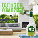 Party Foul Plant-Based Cleaner Spray | Eco-Friendly, Vegan Formula for Tiles, Counters, Granite, Metal, Glass, Wood & More | Natural I For Decks