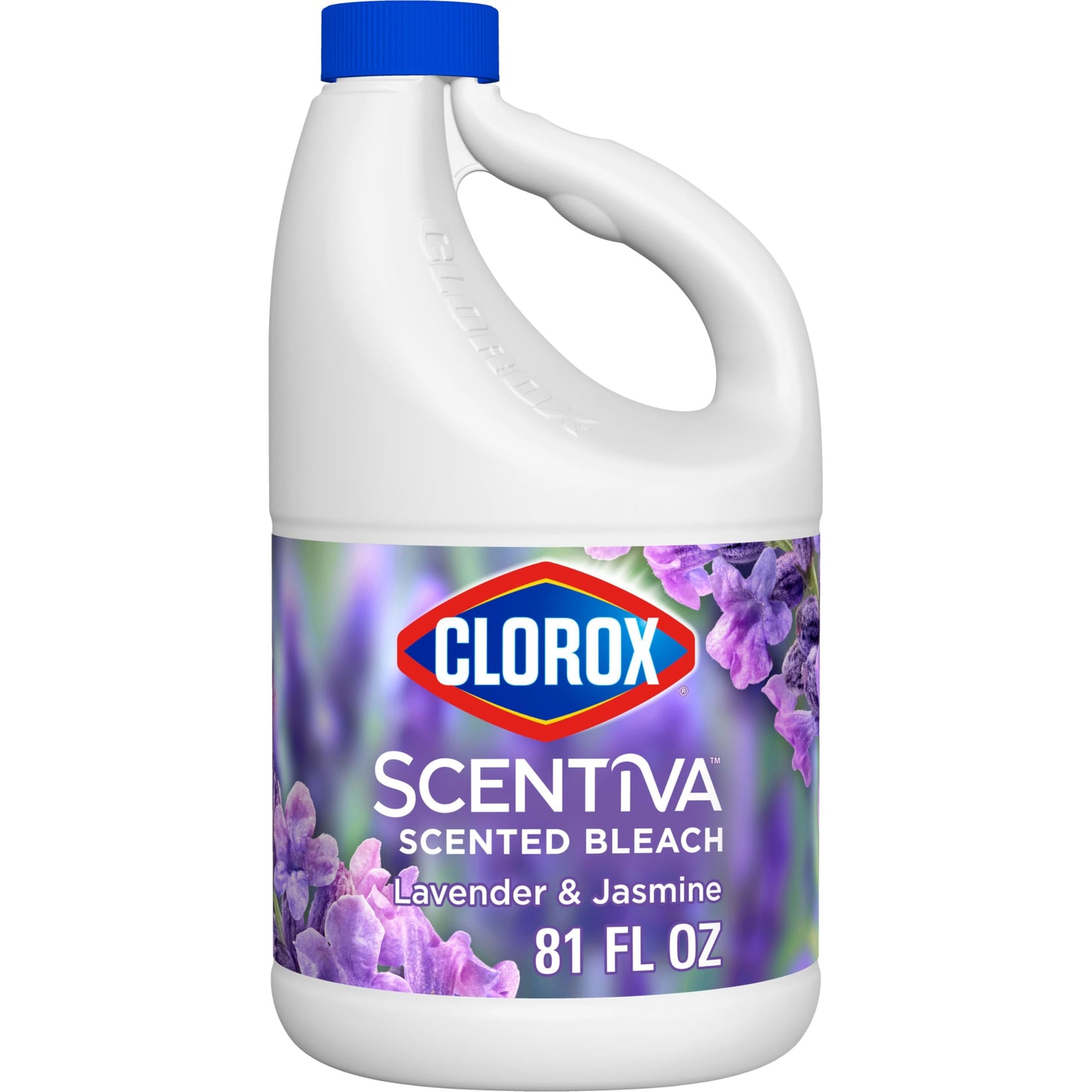 Clorox Scentiva Scented Bleach, Lavender and Jasmine, 81 Fluid Ounces