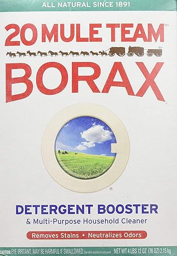 20 Mule Team Borax Natural Laundry Booster, 65 oz (Pack of 2)