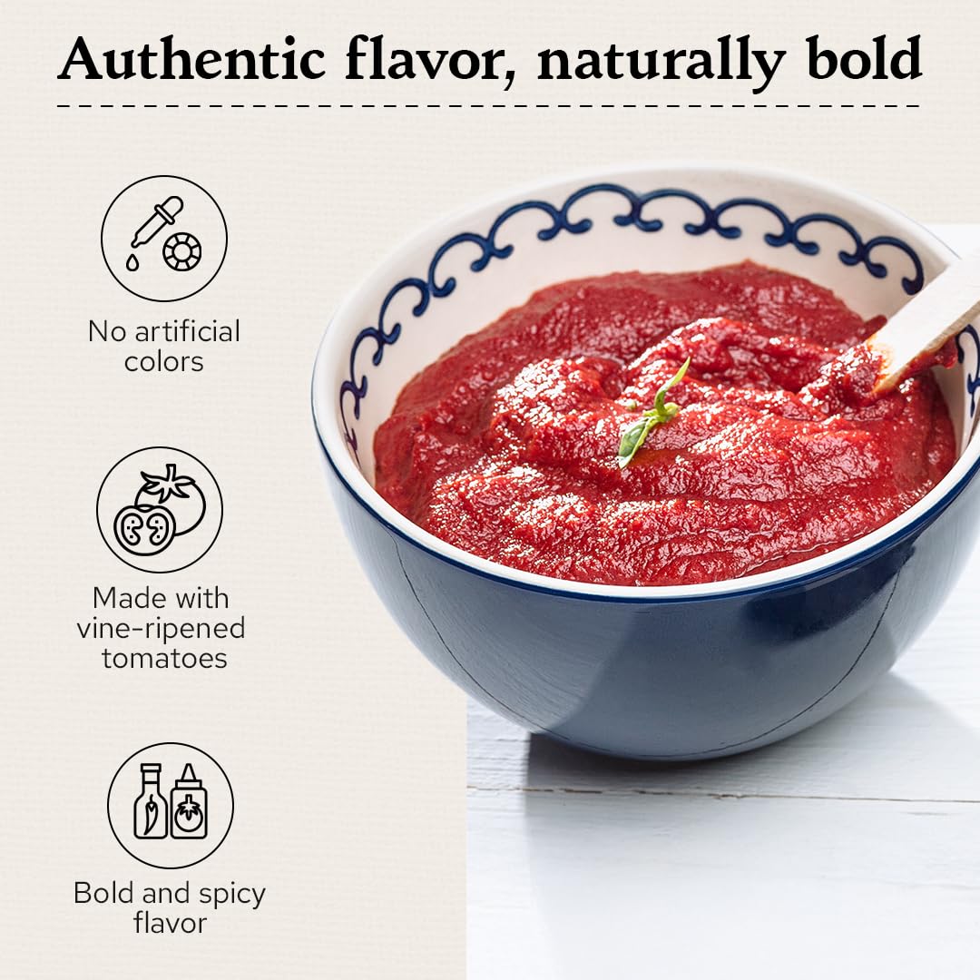 Rustichella d'Abruzzo Arrabbiata Sauce | Authentic Spicy Tomato Sauce with Extra Virgin Olive Oil, Chili, Garlic & Onions | Perfect for Pasta, Pizza