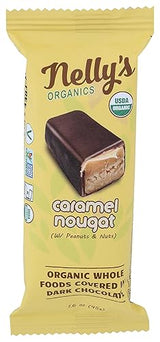 Nellys Organics Organic Dark Chocolate Caramel Nougat Bar, 1.6 OZ