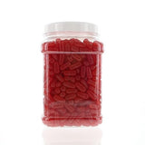 Hot Tamales Bulk 2.5LB - Original Soft Chewy Cinnamon Candy in 48 FL OZ Gift Ready Reusable Square Jar