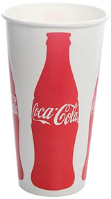 Karat C-KCP32(Coke) 32 oz Paper Cold Cup, "Coca-Cola" Print (Pack of 600)