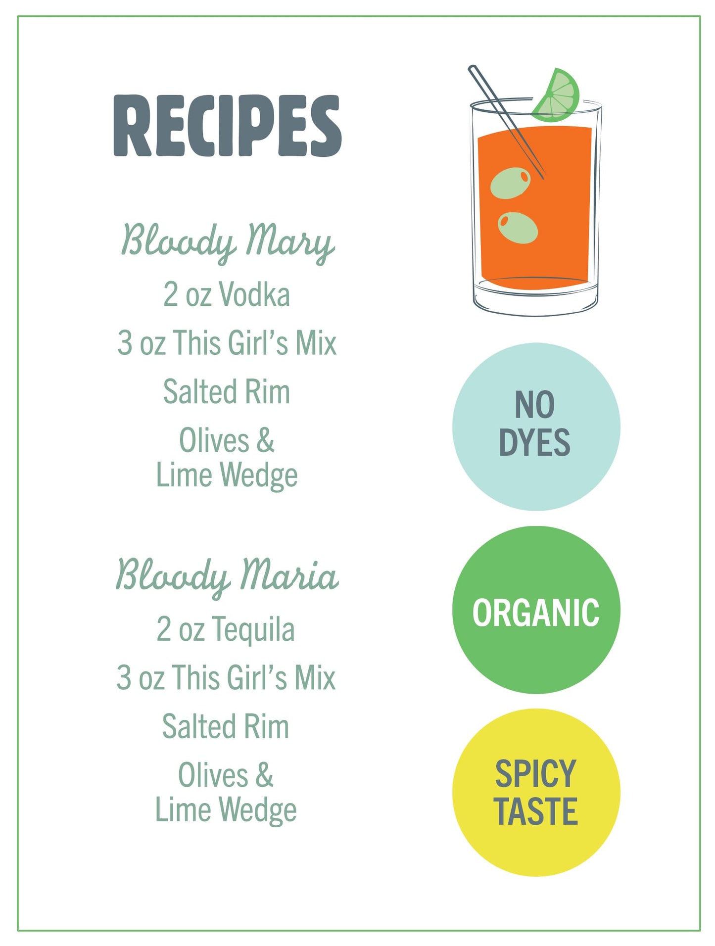 Organic Bloody Mary Mix