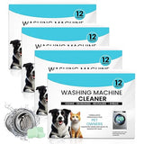 Evnttlion Washing Machine Cleaner 48 Pack-24 Month Supply,Cleaning Tablets Formulated for Pet Owners for He,Easy Pet Hair Remover for Laundry.Top