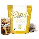 Bizzy Organic Cold Brew Coffee | Light & Bright Blend | Coarse Ground Coffee | Light Roast | Micro Sifted | Specialty Grade | 100% Arabica | Brew Bags