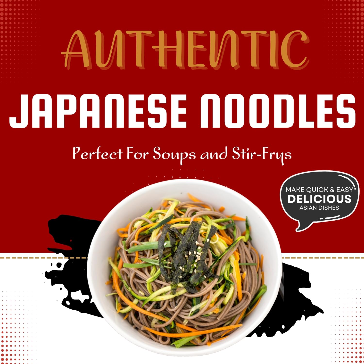 Ka-Me Soba Noodle Organic Buckwheat - 14.2 Oz. (Pack of 6)