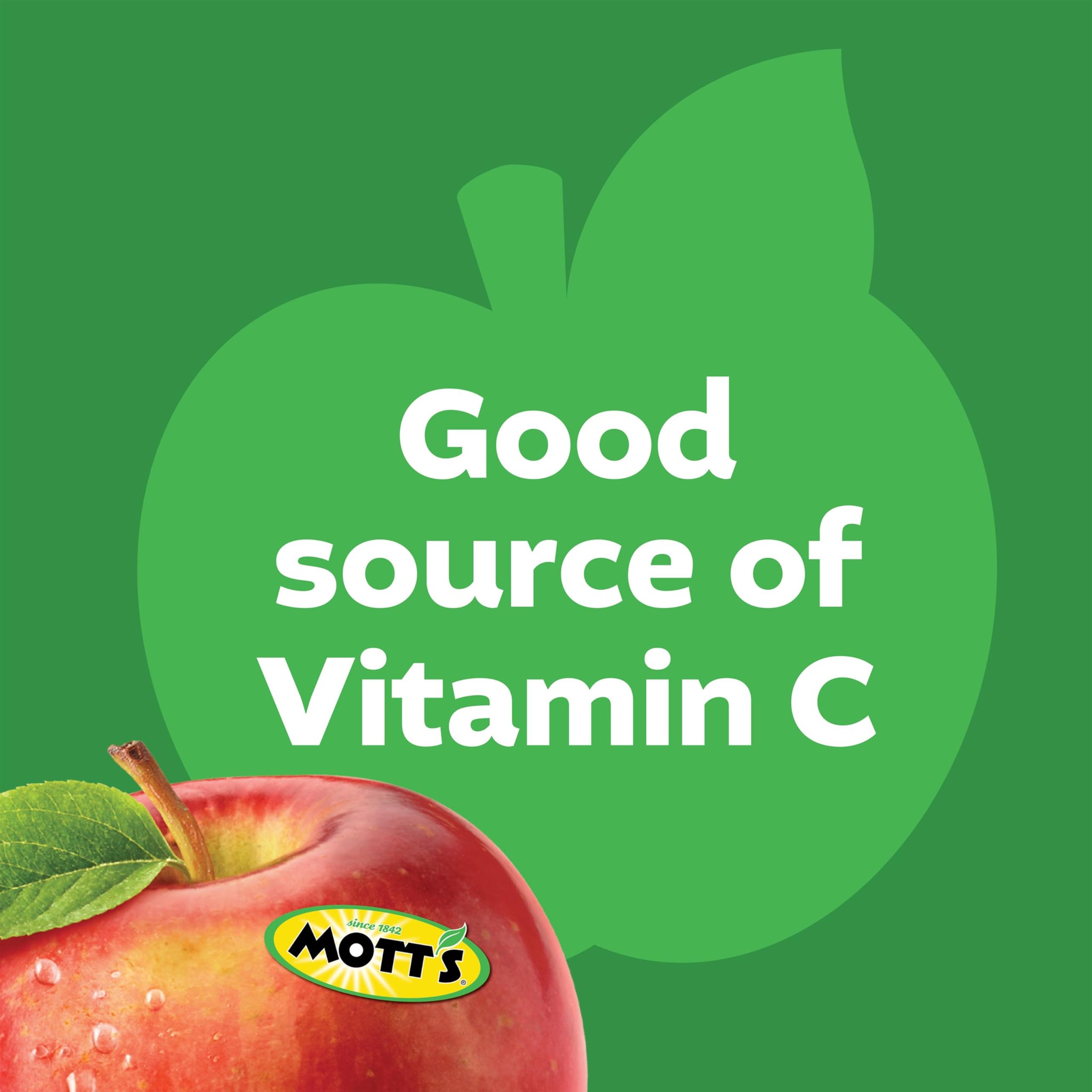 Mott's No Sugar Added Applesauce, 3.9 Oz Cups, 36 Count, Good Source Of Vitamin C, No Artificial Flavors