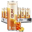 BUM Sugar-Free Energy Drink, Iced Tea Lemonade - No Artificial Colors, Natural Caffeine & Citicoline for Energy & Focus, Brain Boost & Workout Sports