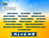 30% Concentrated Vinegar Gallon - Makes 6 Gallons of Finished Solution - For Home and Outdoor Use - Concentrated All Purpose Vinegar