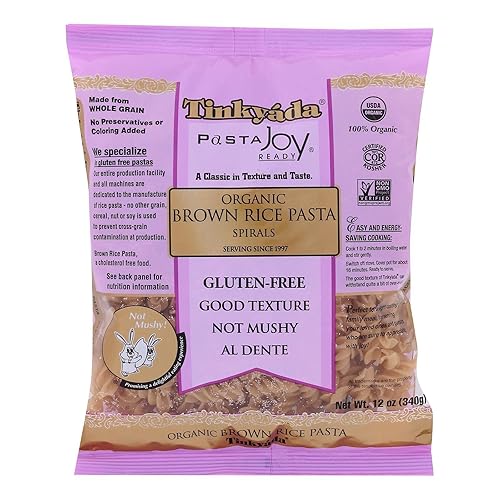 Tinkyada Organic Spiral Brown Rice Pasta, 12 Ounce - 12 per case.12