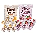 Creamy Delight Hard Candy | Original Classic Creamy Delight Individually Wrapped Candies | The Taste of Fresh Strawberries or Orange Swirled in Rich