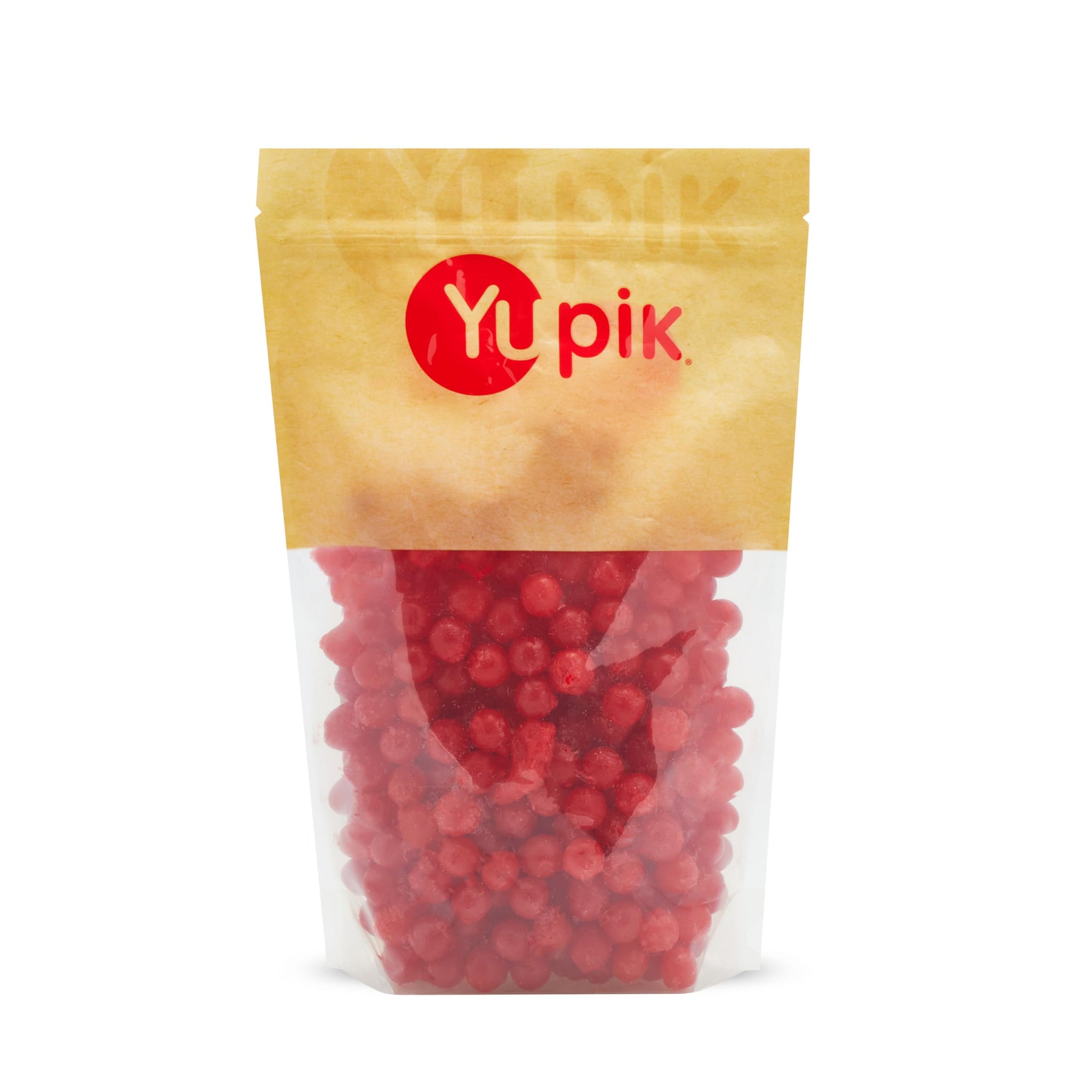 Yupik Sour Cherry Candies, 2.2 lb (35.2 oz), Cherry-Flavored Balls, Sweet & Tart, Chewy Red Gummies, Fun Treat, Sweet Candy, Delicious Snack, Ideal