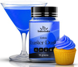 Bakeebake Luster Dust Edible 15g - Edible Glitter for Drinks & Desserts - Gluten Free Edible Blue Dust for Cake Decorating - Tasteless Vegan Drink