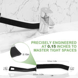 3 Pcs Crevice Cleaning Brush, 2023 Updated Premium Hard Bristle Cleaning Brush, Multifunctional Gap Cleaning Brush for House Use Dead Corners Window