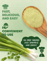 NICE WITCH'S Korean 100% Pure Green Onion Powder 7.05oz / 200g - All-Natural Flavor for Soups, Sauces, and Seasonings ???? (Green Onion)