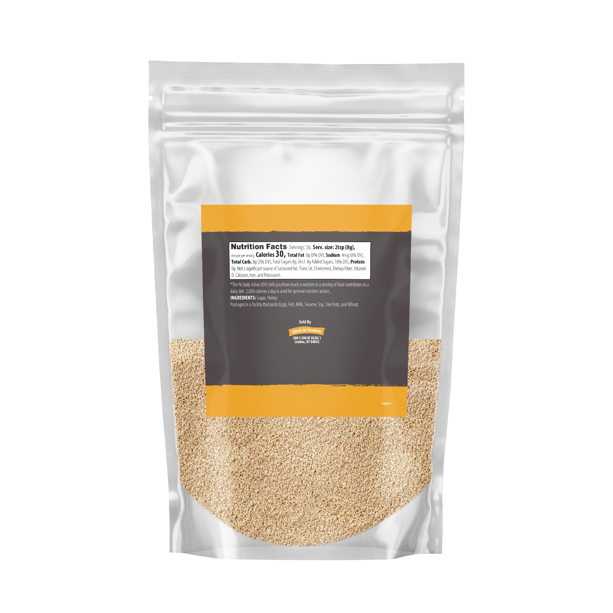 Birch & Meadow Granulated Honey (1 lb)